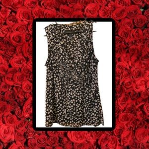 Light & comfortable polka dot sleeveless top.